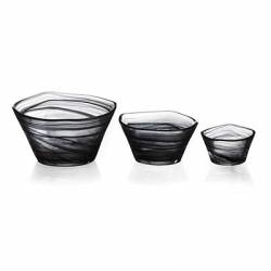 Nuuk Set of 3 Glass Bowls